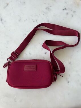 Dagne Dover x Sephora Neoprene Phone Sling in Deep Berry